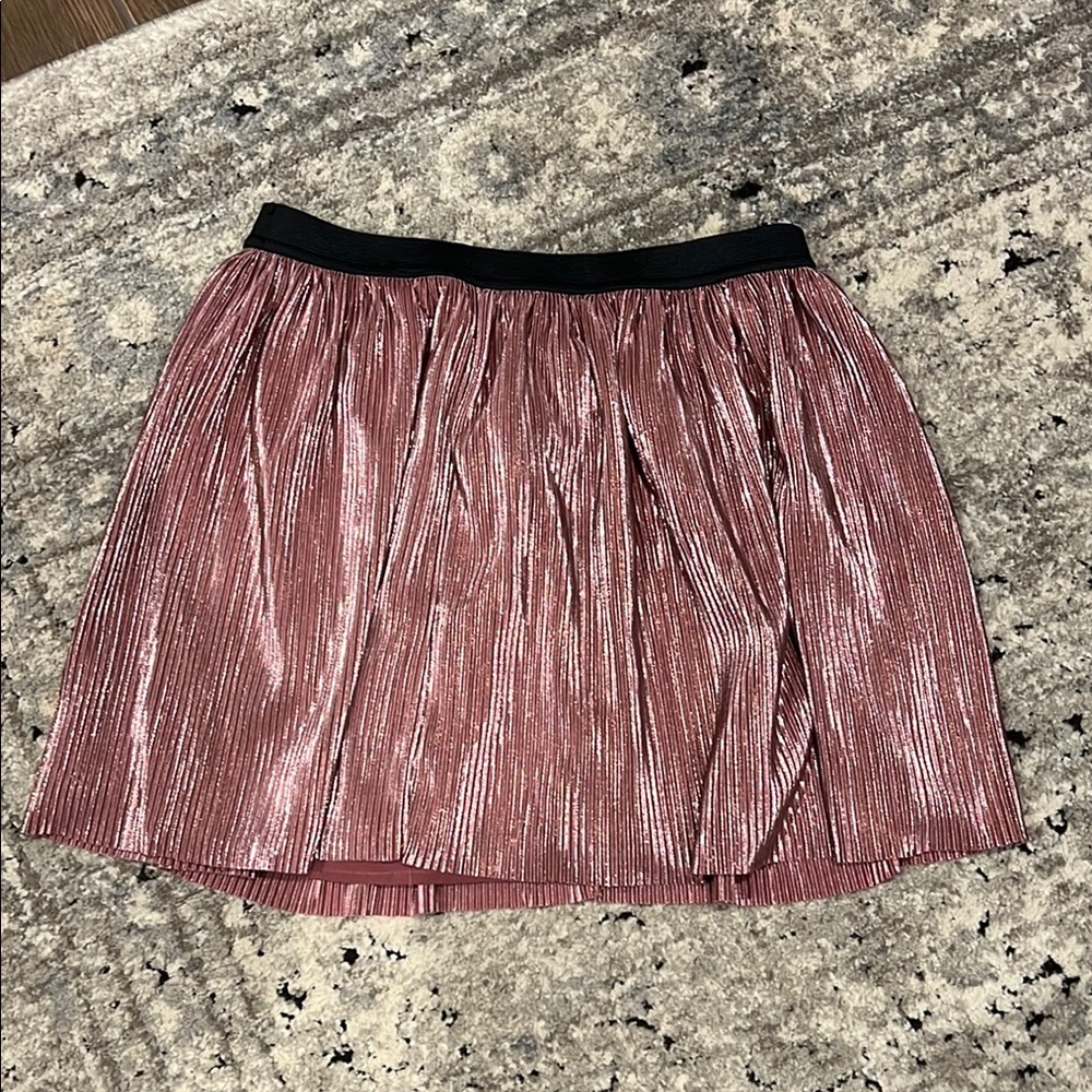 Old Navy Elegant Pink Pleated Skirt